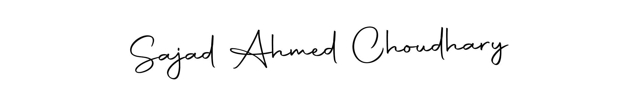 Design your own signature with our free online signature maker. With this signature software, you can create a handwritten (Autography-DOLnW) signature for name Sajad Ahmed Choudhary. Sajad Ahmed Choudhary signature style 10 images and pictures png
