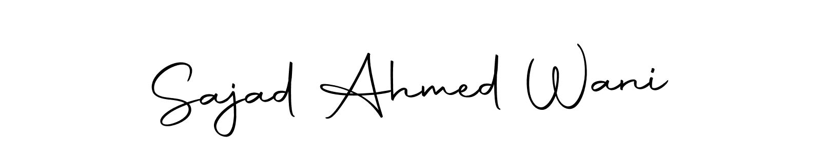 Also we have Sajad Ahmed Wani name is the best signature style. Create professional handwritten signature collection using Autography-DOLnW autograph style. Sajad Ahmed Wani signature style 10 images and pictures png