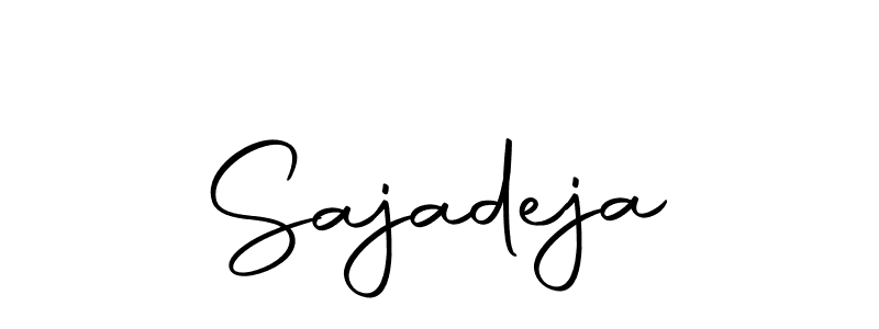 The best way (Autography-DOLnW) to make a short signature is to pick only two or three words in your name. The name Sajadeja include a total of six letters. For converting this name. Sajadeja signature style 10 images and pictures png