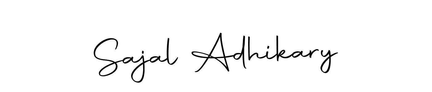 Sajal Adhikary stylish signature style. Best Handwritten Sign (Autography-DOLnW) for my name. Handwritten Signature Collection Ideas for my name Sajal Adhikary. Sajal Adhikary signature style 10 images and pictures png
