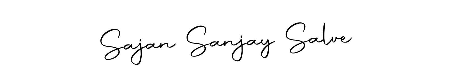 Autography-DOLnW is a professional signature style that is perfect for those who want to add a touch of class to their signature. It is also a great choice for those who want to make their signature more unique. Get Sajan Sanjay Salve name to fancy signature for free. Sajan Sanjay Salve signature style 10 images and pictures png