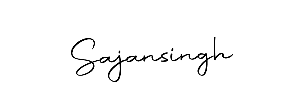 if you are searching for the best signature style for your name Sajansingh. so please give up your signature search. here we have designed multiple signature styles  using Autography-DOLnW. Sajansingh signature style 10 images and pictures png