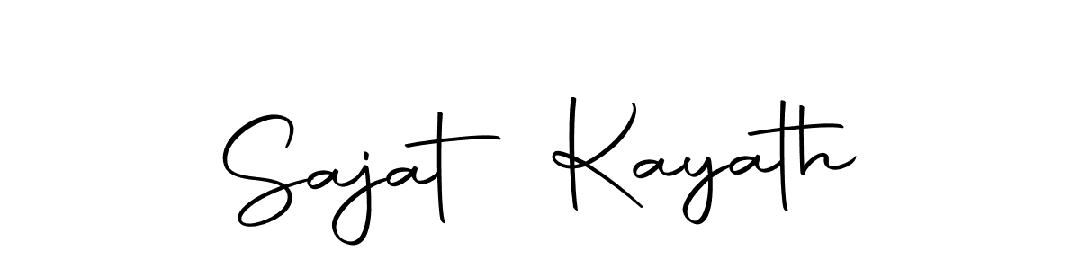 Also we have Sajat Kayath name is the best signature style. Create professional handwritten signature collection using Autography-DOLnW autograph style. Sajat Kayath signature style 10 images and pictures png