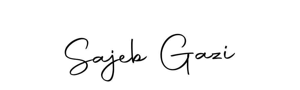 Similarly Autography-DOLnW is the best handwritten signature design. Signature creator online .You can use it as an online autograph creator for name Sajeb Gazi. Sajeb Gazi signature style 10 images and pictures png