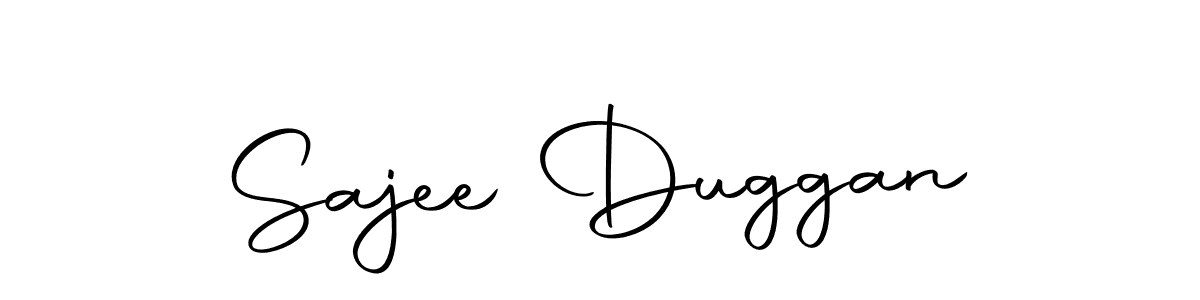 Similarly Autography-DOLnW is the best handwritten signature design. Signature creator online .You can use it as an online autograph creator for name Sajee Duggan. Sajee Duggan signature style 10 images and pictures png