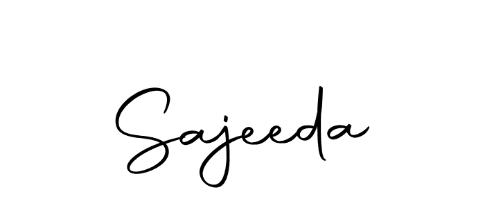 The best way (Autography-DOLnW) to make a short signature is to pick only two or three words in your name. The name Sajeeda include a total of six letters. For converting this name. Sajeeda signature style 10 images and pictures png