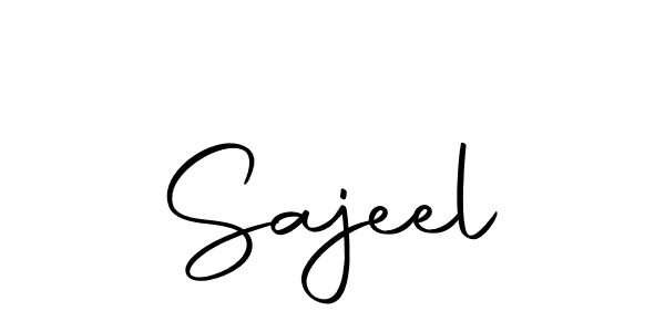 Design your own signature with our free online signature maker. With this signature software, you can create a handwritten (Autography-DOLnW) signature for name Sajeel. Sajeel signature style 10 images and pictures png