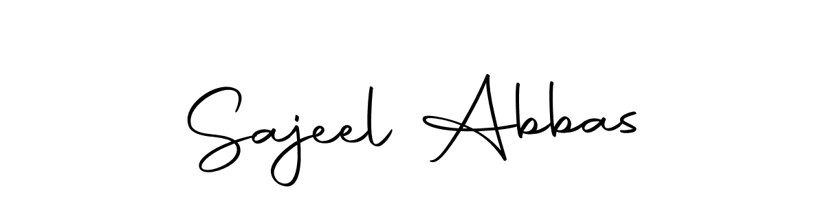 Use a signature maker to create a handwritten signature online. With this signature software, you can design (Autography-DOLnW) your own signature for name Sajeel Abbas. Sajeel Abbas signature style 10 images and pictures png