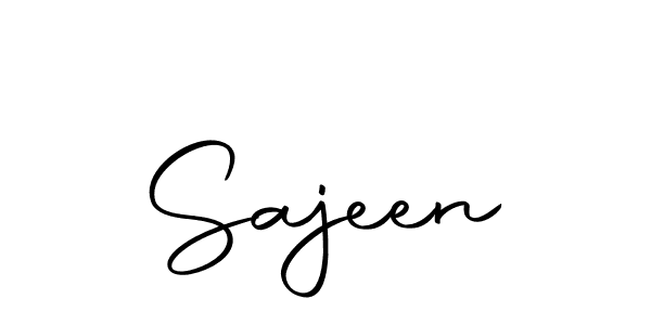 if you are searching for the best signature style for your name Sajeen. so please give up your signature search. here we have designed multiple signature styles  using Autography-DOLnW. Sajeen signature style 10 images and pictures png