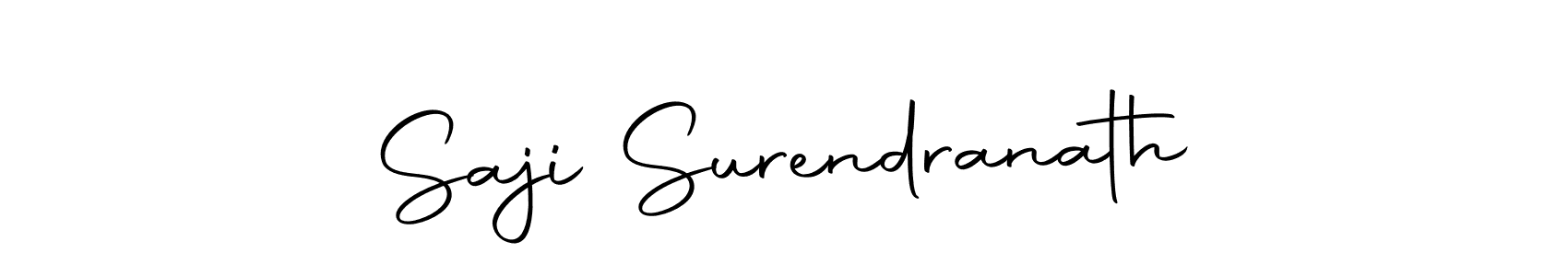 The best way (Autography-DOLnW) to make a short signature is to pick only two or three words in your name. The name Saji Surendranath include a total of six letters. For converting this name. Saji Surendranath signature style 10 images and pictures png