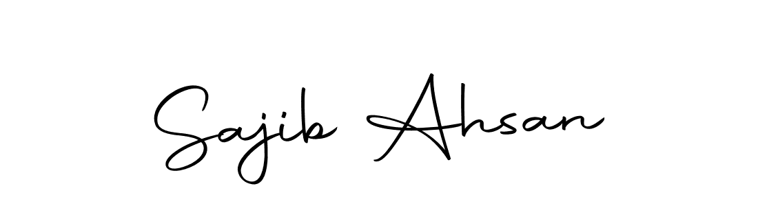 Make a beautiful signature design for name Sajib Ahsan. With this signature (Autography-DOLnW) style, you can create a handwritten signature for free. Sajib Ahsan signature style 10 images and pictures png