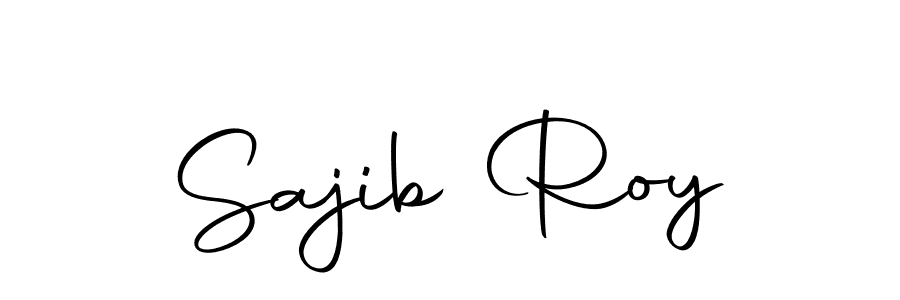 How to make Sajib Roy name signature. Use Autography-DOLnW style for creating short signs online. This is the latest handwritten sign. Sajib Roy signature style 10 images and pictures png