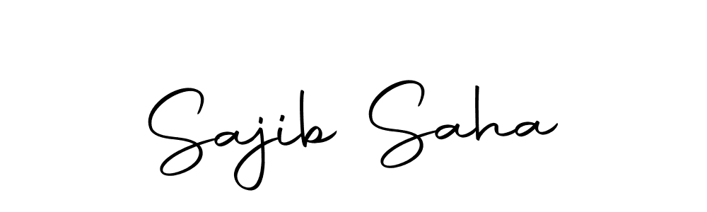 Design your own signature with our free online signature maker. With this signature software, you can create a handwritten (Autography-DOLnW) signature for name Sajib Saha. Sajib Saha signature style 10 images and pictures png