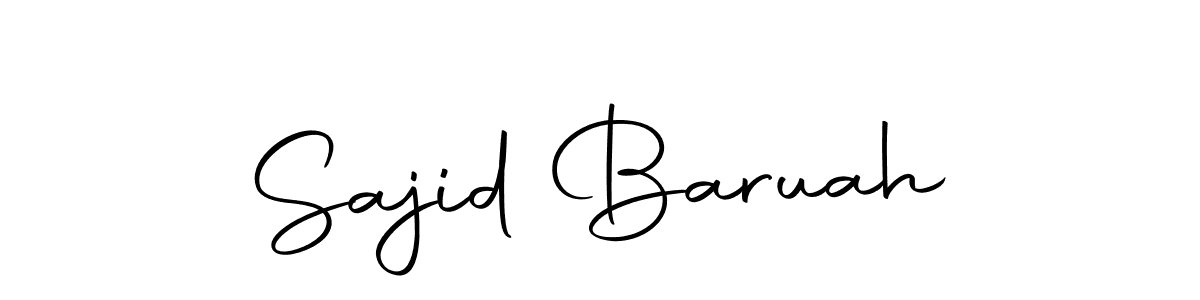 How to make Sajid Baruah signature? Autography-DOLnW is a professional autograph style. Create handwritten signature for Sajid Baruah name. Sajid Baruah signature style 10 images and pictures png