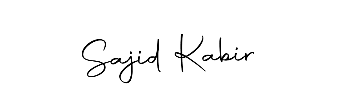 Design your own signature with our free online signature maker. With this signature software, you can create a handwritten (Autography-DOLnW) signature for name Sajid Kabir. Sajid Kabir signature style 10 images and pictures png