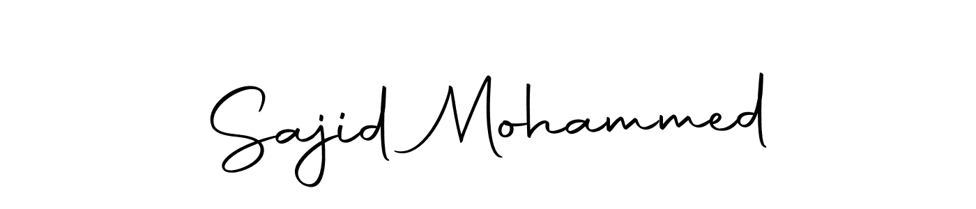 Design your own signature with our free online signature maker. With this signature software, you can create a handwritten (Autography-DOLnW) signature for name Sajid Mohammed. Sajid Mohammed signature style 10 images and pictures png