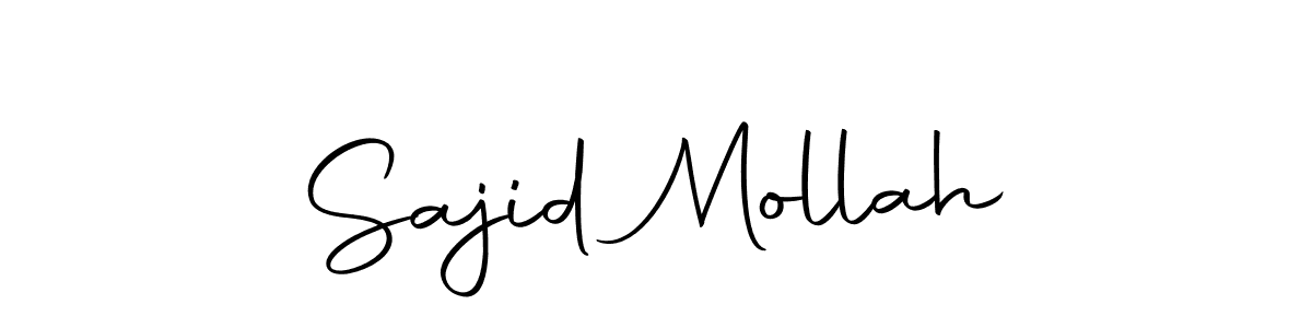 How to make Sajid Mollah signature? Autography-DOLnW is a professional autograph style. Create handwritten signature for Sajid Mollah name. Sajid Mollah signature style 10 images and pictures png
