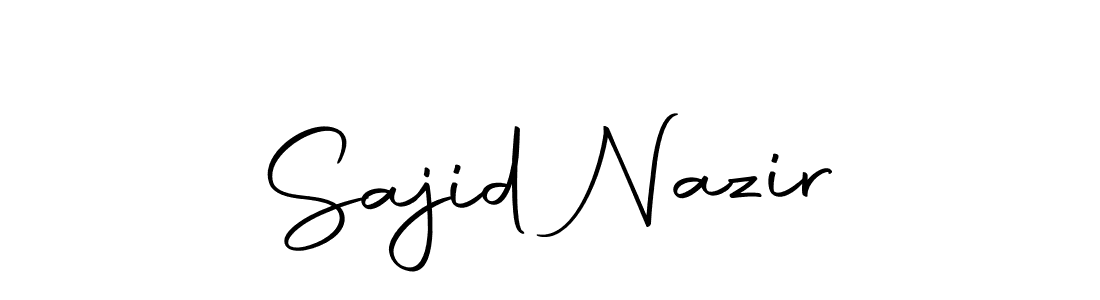 The best way (Autography-DOLnW) to make a short signature is to pick only two or three words in your name. The name Sajid Nazir include a total of six letters. For converting this name. Sajid Nazir signature style 10 images and pictures png