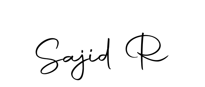 if you are searching for the best signature style for your name Sajid R. so please give up your signature search. here we have designed multiple signature styles  using Autography-DOLnW. Sajid R signature style 10 images and pictures png