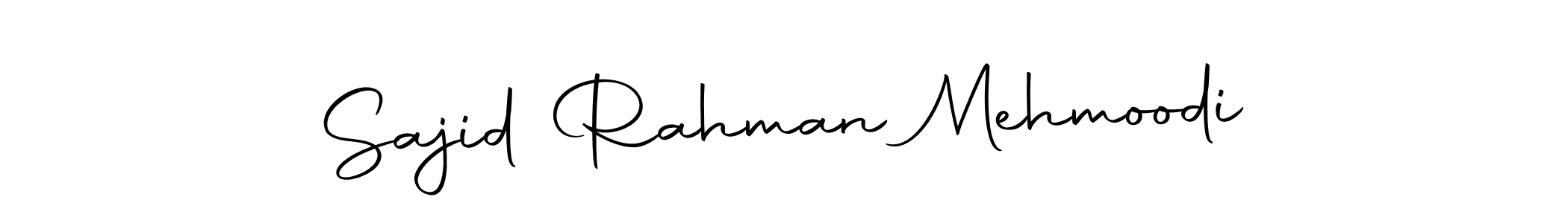 Design your own signature with our free online signature maker. With this signature software, you can create a handwritten (Autography-DOLnW) signature for name Sajid Rahman Mehmoodi. Sajid Rahman Mehmoodi signature style 10 images and pictures png