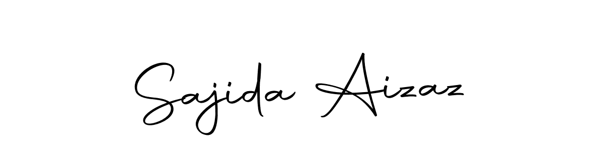 if you are searching for the best signature style for your name Sajida Aizaz. so please give up your signature search. here we have designed multiple signature styles  using Autography-DOLnW. Sajida Aizaz signature style 10 images and pictures png
