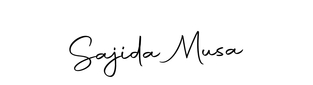 Design your own signature with our free online signature maker. With this signature software, you can create a handwritten (Autography-DOLnW) signature for name Sajida Musa. Sajida Musa signature style 10 images and pictures png