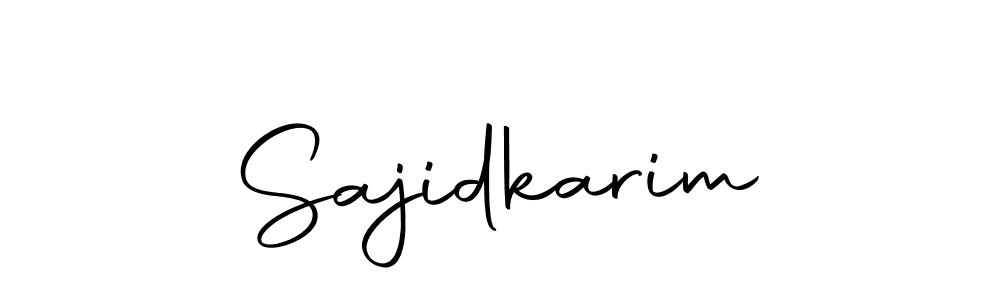 Make a beautiful signature design for name Sajidkarim. With this signature (Autography-DOLnW) style, you can create a handwritten signature for free. Sajidkarim signature style 10 images and pictures png
