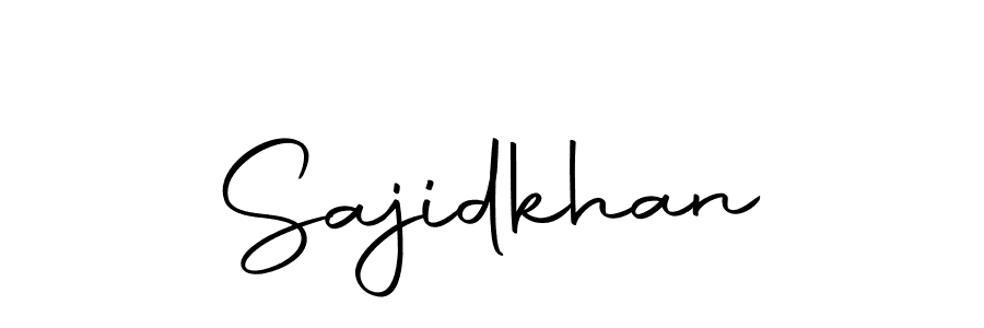 The best way (Autography-DOLnW) to make a short signature is to pick only two or three words in your name. The name Sajidkhan include a total of six letters. For converting this name. Sajidkhan signature style 10 images and pictures png