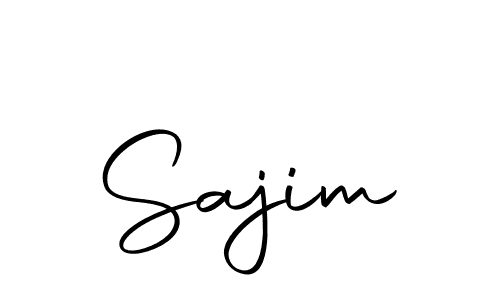 How to make Sajim signature? Autography-DOLnW is a professional autograph style. Create handwritten signature for Sajim name. Sajim signature style 10 images and pictures png