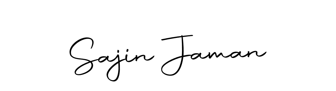 You should practise on your own different ways (Autography-DOLnW) to write your name (Sajin Jaman) in signature. don't let someone else do it for you. Sajin Jaman signature style 10 images and pictures png