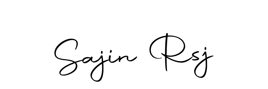 Also we have Sajin Rsj name is the best signature style. Create professional handwritten signature collection using Autography-DOLnW autograph style. Sajin Rsj signature style 10 images and pictures png