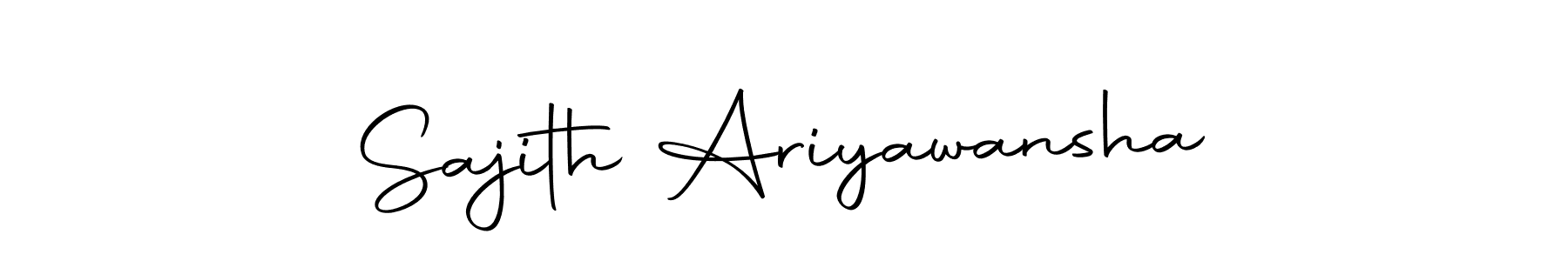 You can use this online signature creator to create a handwritten signature for the name Sajith Ariyawansha. This is the best online autograph maker. Sajith Ariyawansha signature style 10 images and pictures png