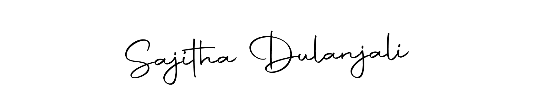 Sajitha Dulanjali stylish signature style. Best Handwritten Sign (Autography-DOLnW) for my name. Handwritten Signature Collection Ideas for my name Sajitha Dulanjali. Sajitha Dulanjali signature style 10 images and pictures png