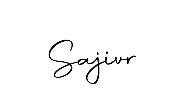 How to make Sajivr signature? Autography-DOLnW is a professional autograph style. Create handwritten signature for Sajivr name. Sajivr signature style 10 images and pictures png