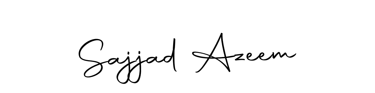 Similarly Autography-DOLnW is the best handwritten signature design. Signature creator online .You can use it as an online autograph creator for name Sajjad Azeem. Sajjad Azeem signature style 10 images and pictures png