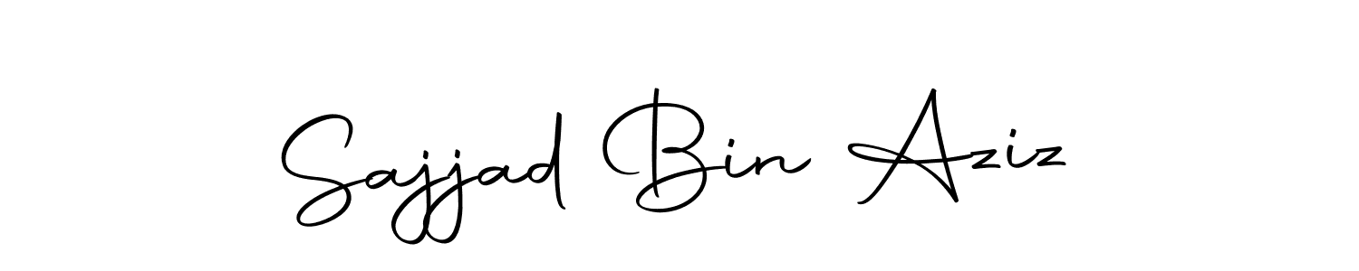 How to make Sajjad Bin Aziz signature? Autography-DOLnW is a professional autograph style. Create handwritten signature for Sajjad Bin Aziz name. Sajjad Bin Aziz signature style 10 images and pictures png