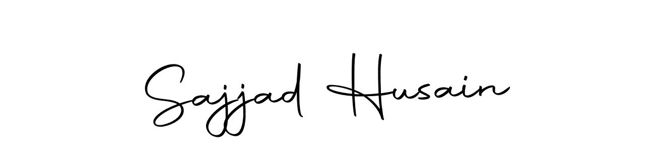 Create a beautiful signature design for name Sajjad Husain. With this signature (Autography-DOLnW) fonts, you can make a handwritten signature for free. Sajjad Husain signature style 10 images and pictures png