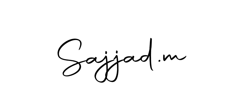 Make a beautiful signature design for name Sajjad.m. With this signature (Autography-DOLnW) style, you can create a handwritten signature for free. Sajjad.m signature style 10 images and pictures png