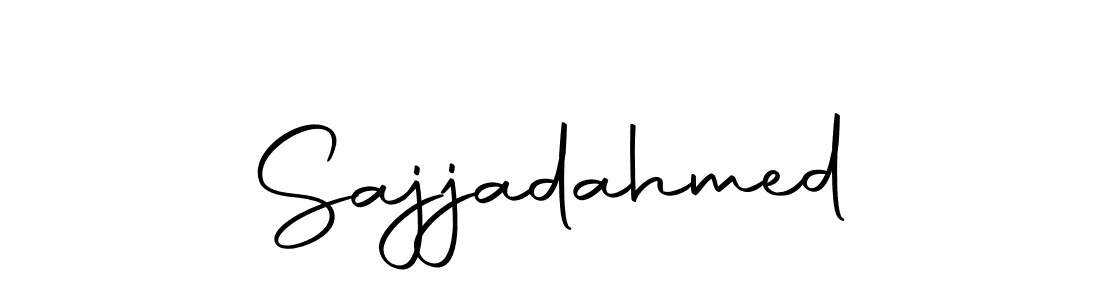 Design your own signature with our free online signature maker. With this signature software, you can create a handwritten (Autography-DOLnW) signature for name Sajjadahmed. Sajjadahmed signature style 10 images and pictures png