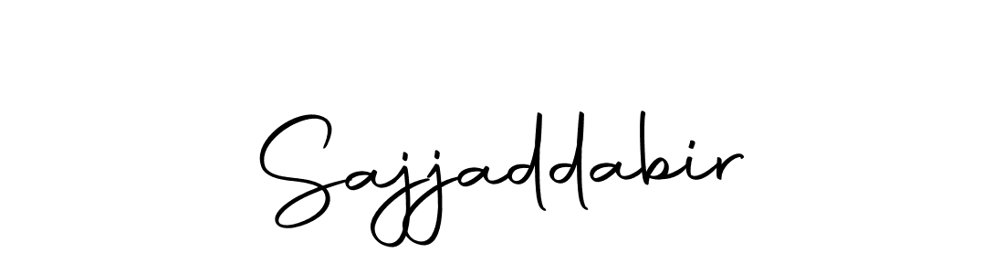 How to make Sajjaddabir signature? Autography-DOLnW is a professional autograph style. Create handwritten signature for Sajjaddabir name. Sajjaddabir signature style 10 images and pictures png