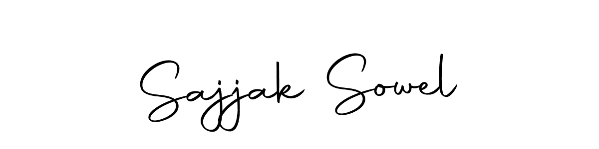 You should practise on your own different ways (Autography-DOLnW) to write your name (Sajjak Sowel) in signature. don't let someone else do it for you. Sajjak Sowel signature style 10 images and pictures png