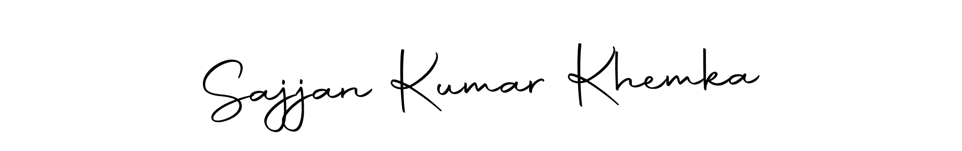 Create a beautiful signature design for name Sajjan Kumar Khemka. With this signature (Autography-DOLnW) fonts, you can make a handwritten signature for free. Sajjan Kumar Khemka signature style 10 images and pictures png