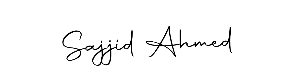 You should practise on your own different ways (Autography-DOLnW) to write your name (Sajjid Ahmed) in signature. don't let someone else do it for you. Sajjid Ahmed signature style 10 images and pictures png
