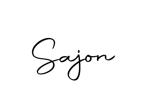 How to make Sajon signature? Autography-DOLnW is a professional autograph style. Create handwritten signature for Sajon name. Sajon signature style 10 images and pictures png