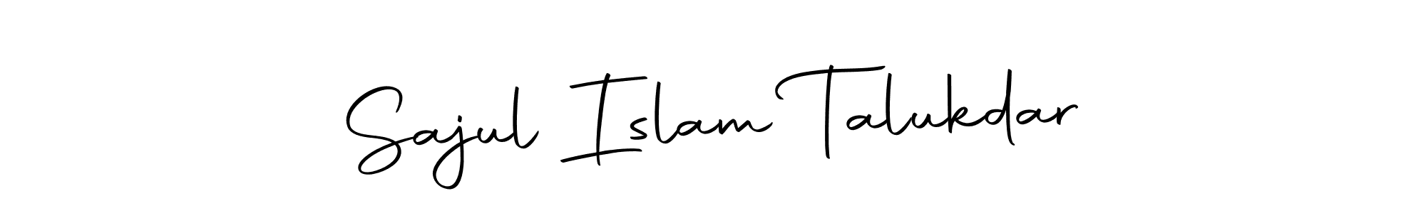 You should practise on your own different ways (Autography-DOLnW) to write your name (Sajul Islam Talukdar) in signature. don't let someone else do it for you. Sajul Islam Talukdar signature style 10 images and pictures png