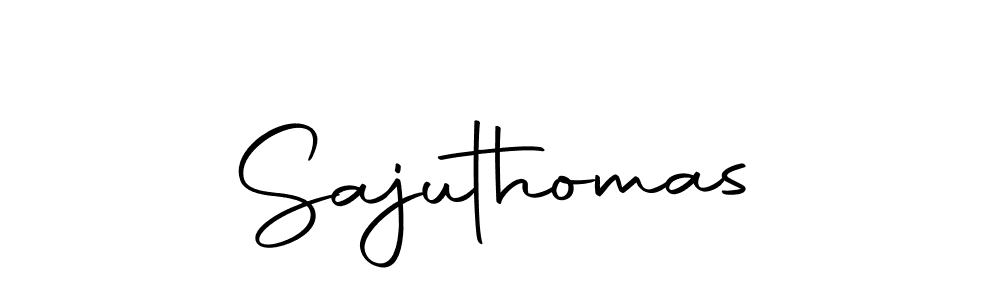 Make a beautiful signature design for name Sajuthomas. With this signature (Autography-DOLnW) style, you can create a handwritten signature for free. Sajuthomas signature style 10 images and pictures png