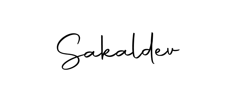 Create a beautiful signature design for name Sakaldev. With this signature (Autography-DOLnW) fonts, you can make a handwritten signature for free. Sakaldev signature style 10 images and pictures png