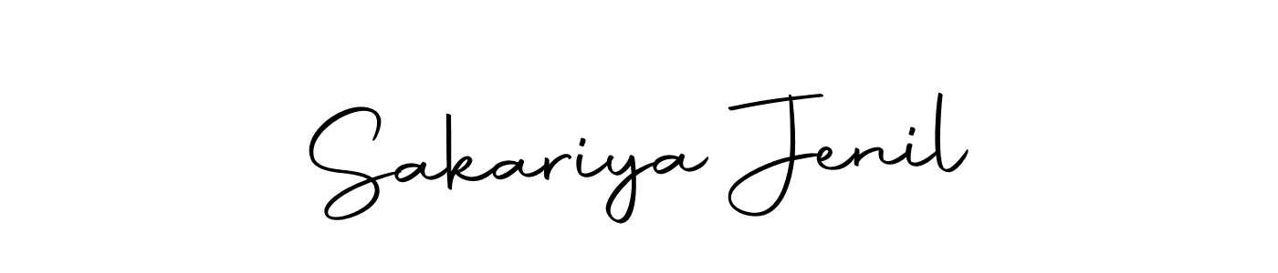 You should practise on your own different ways (Autography-DOLnW) to write your name (Sakariya Jenil) in signature. don't let someone else do it for you. Sakariya Jenil signature style 10 images and pictures png