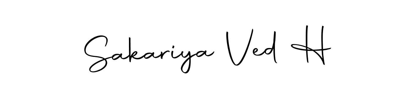 How to make Sakariya Ved H signature? Autography-DOLnW is a professional autograph style. Create handwritten signature for Sakariya Ved H name. Sakariya Ved H signature style 10 images and pictures png