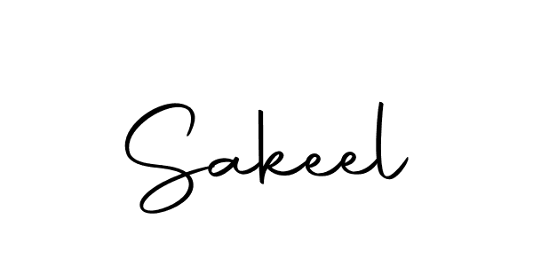 How to make Sakeel signature? Autography-DOLnW is a professional autograph style. Create handwritten signature for Sakeel name. Sakeel signature style 10 images and pictures png